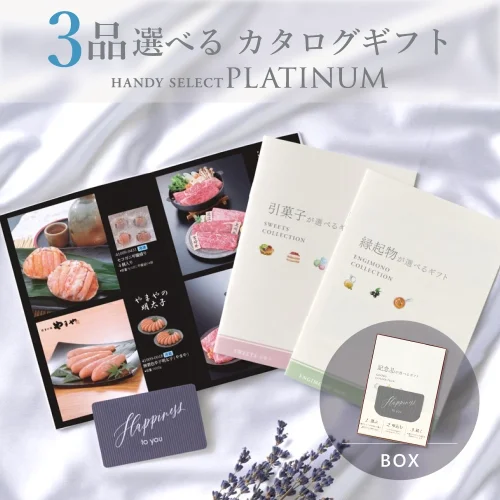 【内祝い専用ハンディセレクト プラチナ】 ３品 22,800円コース（プラチナ308）