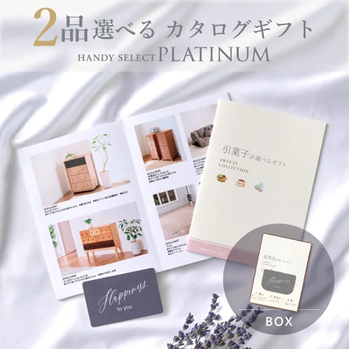 【内祝い専用ハンディセレクト プラチナ】 ２品 51,800円コース（プラチナ210）