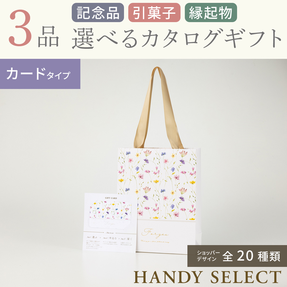 【ハンディセレクト】 ３品 7,700円コース・カードタイプ