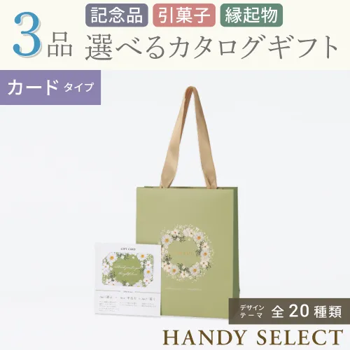 【ハンディセレクト】 ３品 10,700円コース・カードタイプ