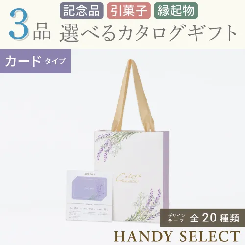 【ハンディセレクト】 ３品 12,700円コース・カードタイプ