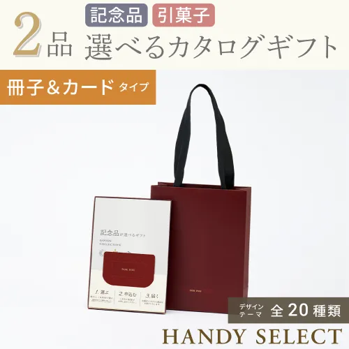 【ハンディセレクト】 ２品 11,800円コース・冊子＆カードタイプ