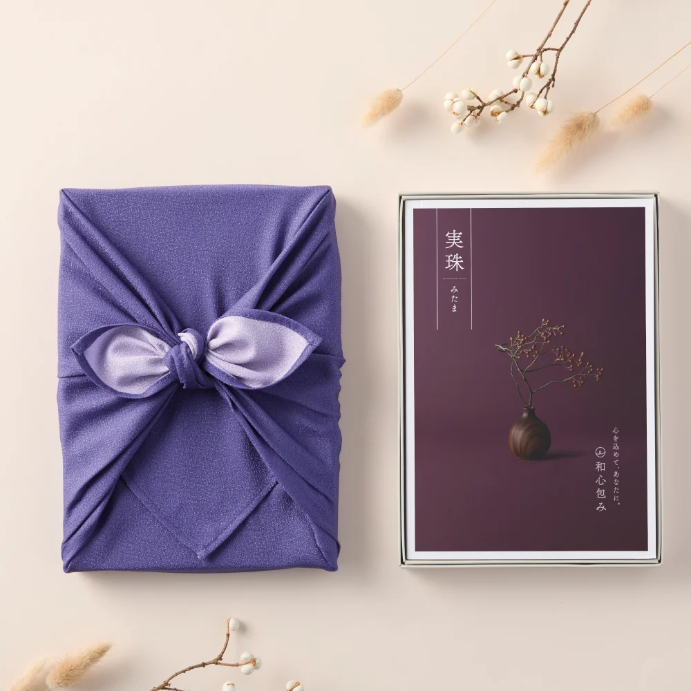 【和心包み】 しおり 紫