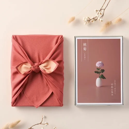 【和心包み】 ももぎく 橙