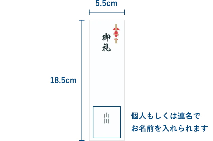 [図] 短冊のしのサイズ・仕様